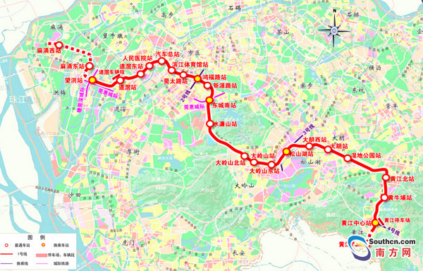 东莞:地铁1号线全线已开启勘探,未来接驳广州深圳