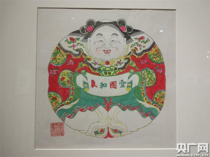 苏州桃花坞年画作品"一团和气"