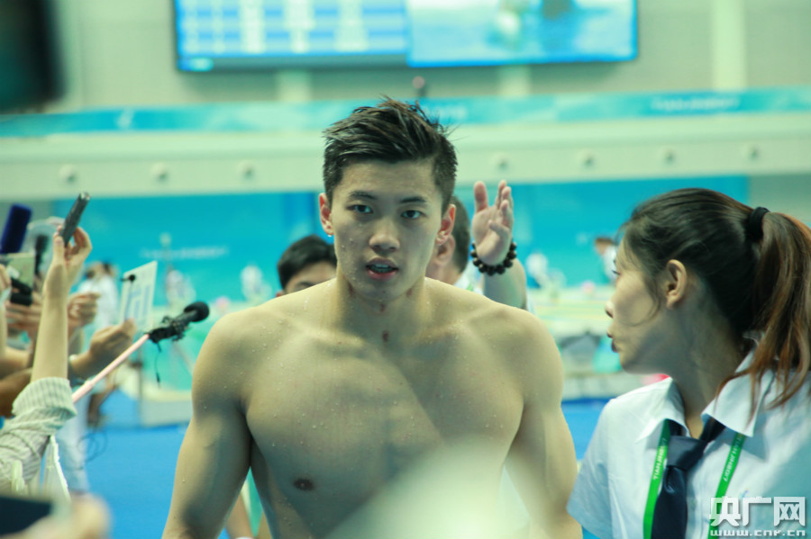 全运会男子400米混合泳汪顺蝉联冠军_央广网